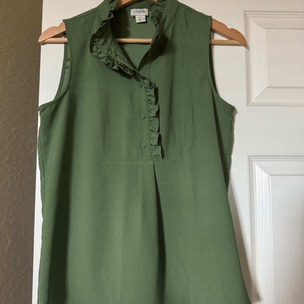 JCrew sleeveless blouse